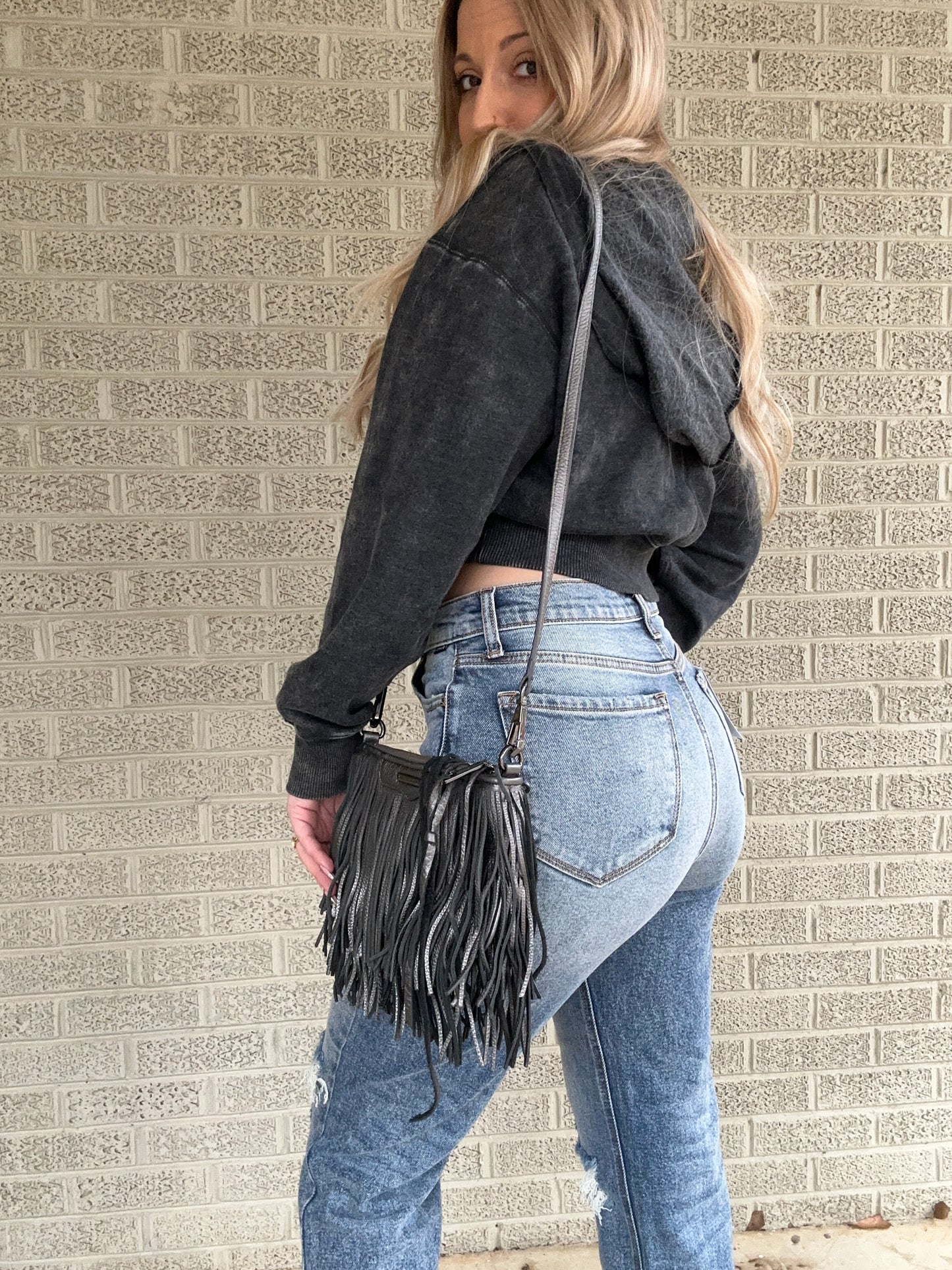 Vintage Vibe High Rise Mom Cropped Jeans